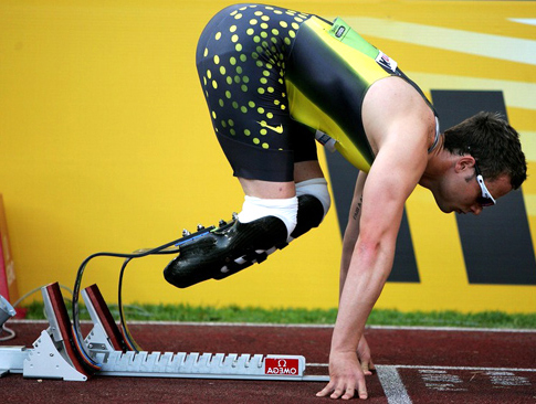 Стартовая поза Оскара Писториуса