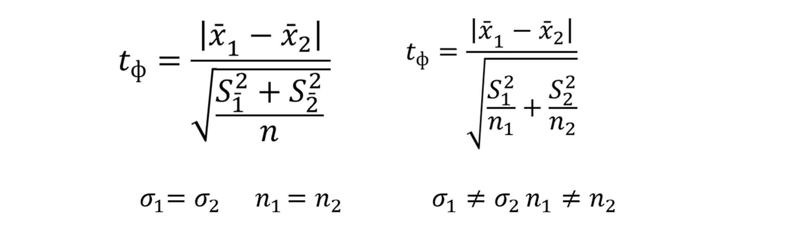 Параметрические критерии