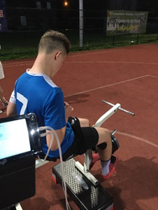 Seated leg extensions and KAATSU