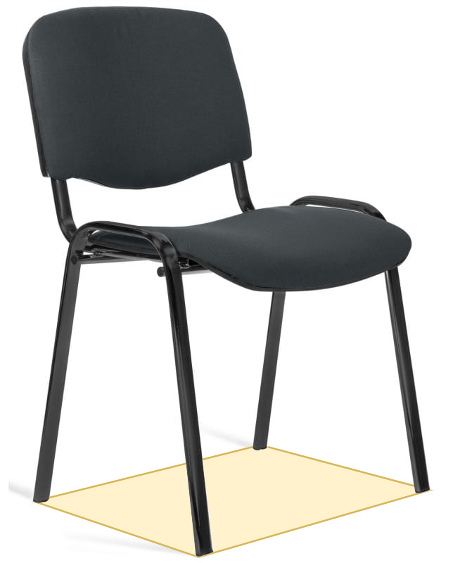 Если тело опирается на опору в виде отдельных площадок, то линия, охватывающая все площадки опоры, называется контуром опоры.